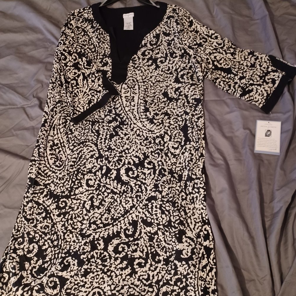 Black and white dress